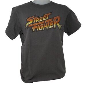 Capcom Street Fighter Classic Logo Men's Small T Shirt Combat Gamer Nintendo